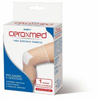 Ceroxmed rete tubolare elastica gamba ginocchio