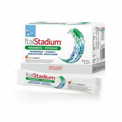 ItalStadium magnesio e potassio senza zucchero 24 stick
