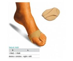 cuscinetto metatarsale in gel rivestito in tessuto elastico