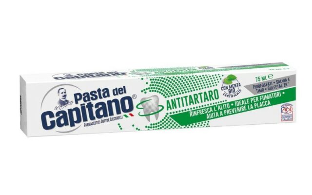 dentifricio pasta del capitano antitartaro