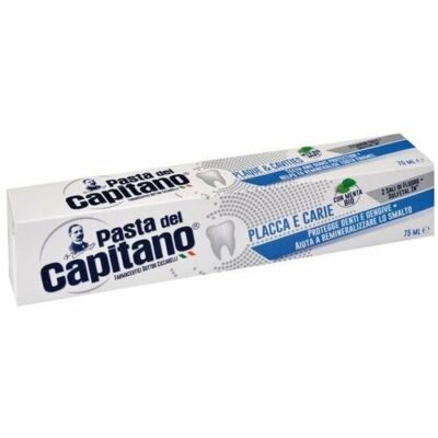 dentifricio pasta del capitano placca e carie