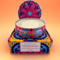 Colors candela Citronella e Geranio 400gr