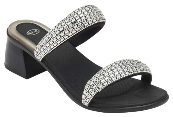 Scholl Lombard sandalo donna nero