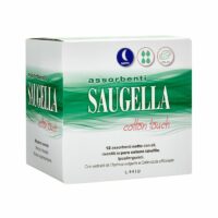 Saugella 12 assorbenti notte cotton touch