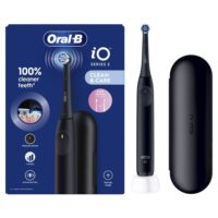 OralB Io Series 2 Clean & Care spazzolino elettrico nero con custodia