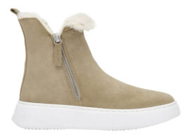 Scholl stivaletto Brooklyn Bootie Fur beige