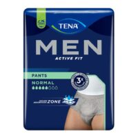 Tena Men Active Fit Pants NORMAL GREY S/M mutandine assorbenti da uomo 9 Pezzi