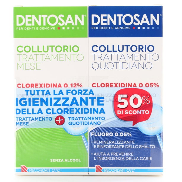 Dentosan Collutorio trattamento mensile+ trattamento quotidiano
